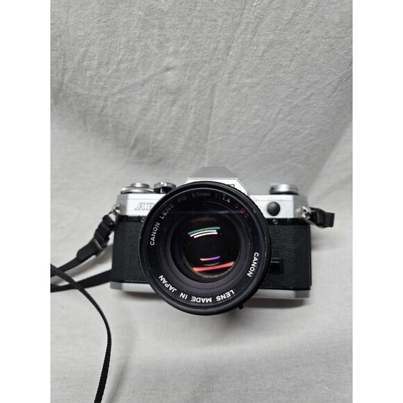 Canon AE-1 35mm Film Camera Canon 50mm Lens- NOT TESTED - Picture 7 of 16